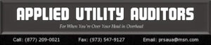 Applied Utility Auditors contact information banner.